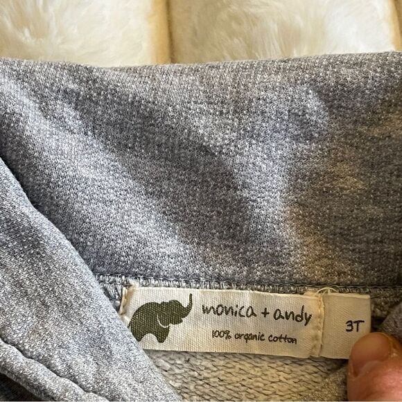 100% cotton Gray Toddler Pullover Top size 3T - Picture 5 of 9